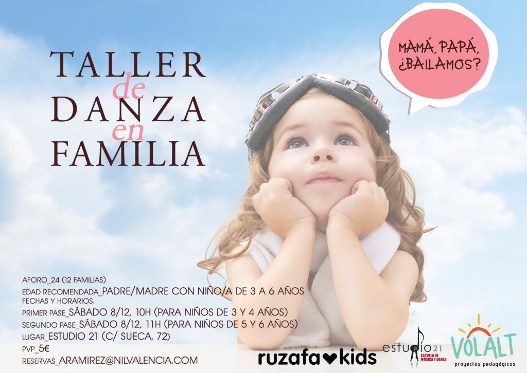 Flyer Ana DANZA EN FAMILIA RUZAFA LOVE KIDS 2018